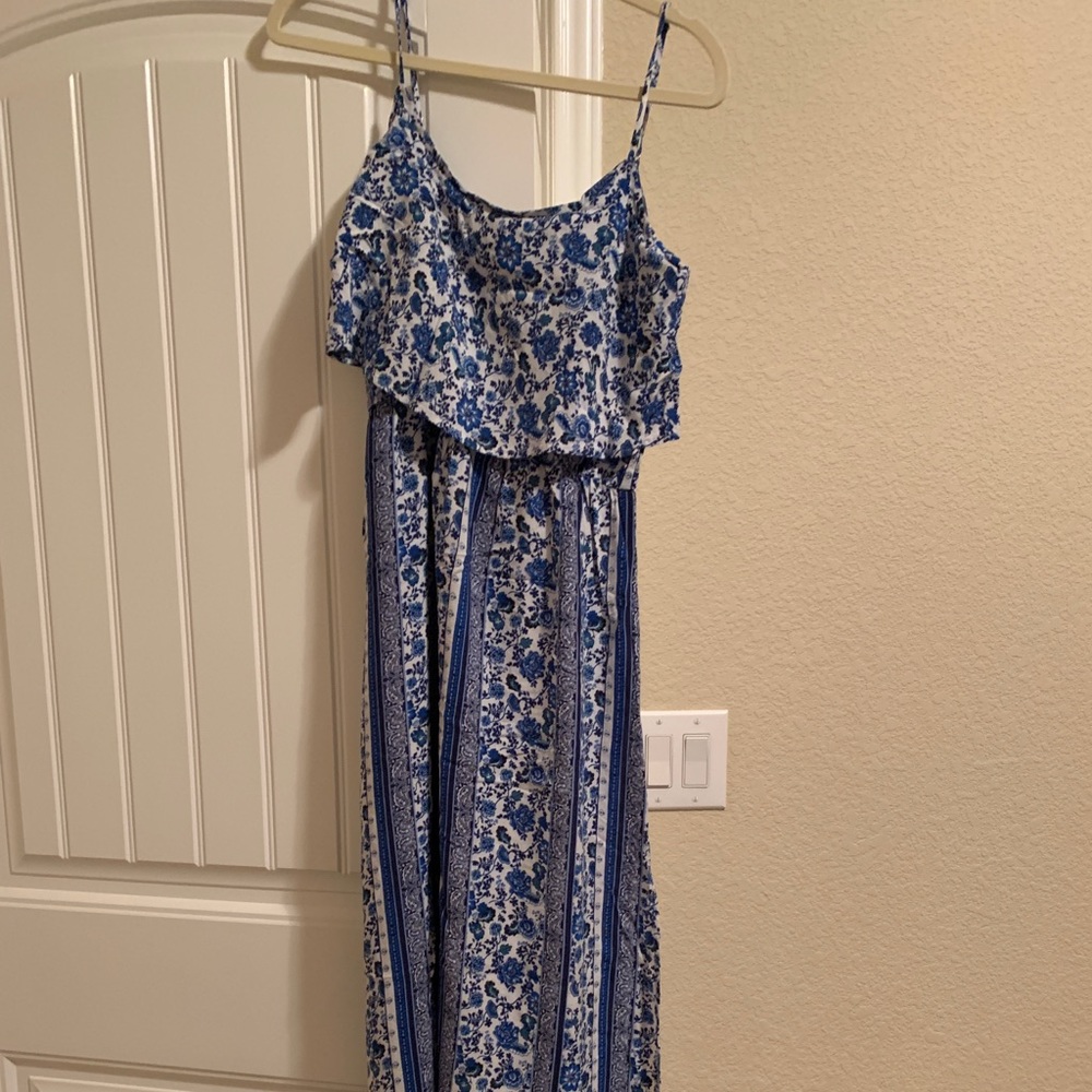 Blue Flower H&M Maxi Dress